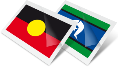 Torres Strait Islander Flag Temporary Tattoos